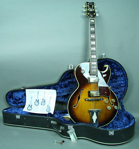 1978 Ibanez Artist 2635 Acoustic Electric Archtop Guitar Sunburst w/OHSC  Japan