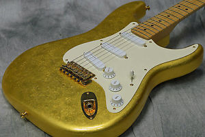 Fender USA Custom Shop MBS Eric Clapton Stratocaster Leaf by Mark Kendrick Gold