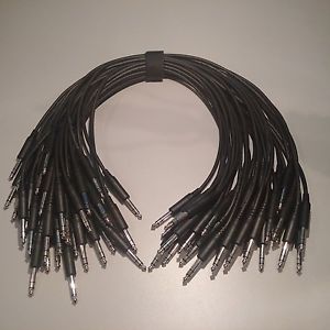 (35) Mogami Pure Patch 1/4"-1/4" TRS Cable  2 ft.
