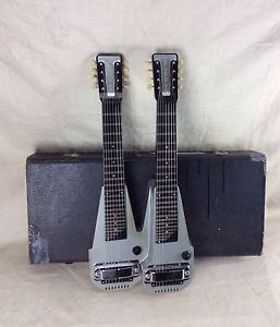 Vintage 1950's Rickenbacker D-16 Double Neck Lap Steel Slide-Hawaiian Guitar