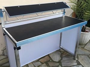 DJ Tisch "Showstand 1" 1,08 Meter Nutzfläche mit Tischplatte Aluminium/Truss