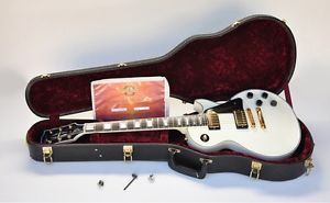 2005 Gibson Les Paul Custom Shop Alpine WHITE ~MINT~ Electric Guitar