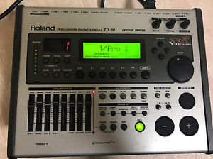 Used Roland TD-20 V-Drum Module Brain EMS Free tracking ship