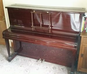 Challen upright piano in mahogany case in pristine condition north Wales