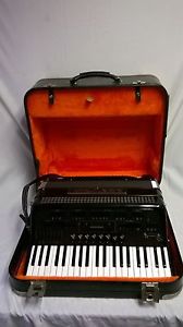Italian Bell D Duovox 41/120 Accordion Black For Repair