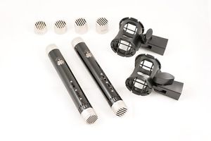 CharterOak M900 small diaphragm condenser mics w/ extra capsules and shockmounts