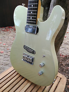 80's MIJ Fernandes TEJ Tele -type electric guitar Limited Edition jade sparkle