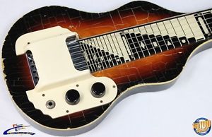 Vintage 1953 National Clipper Lap Steel Guitar, Sunburst #319