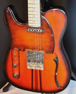 t-master prototype guitar left hand walnut neck