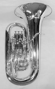 Besson BE982 Sovereign EEb Tuba in Silver Plate (Pre-owned)