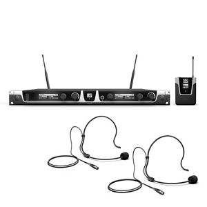 LD Systems U505 BPH2 - Funkmikrofon System mit 2 x Bodypack und 2 x Headset
