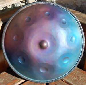 Handpan Totem music, Celtic Minor in A (en La) ,8 notes.