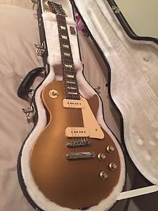 GIBSON LES PAUL 60's Tribute Goldtop Natural back - 2011 - w/ case & P-90s Nice!