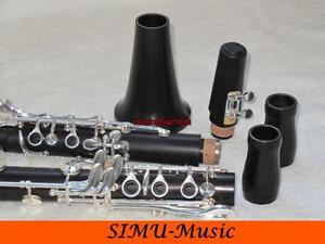 Bb Clarinet-Grenadilla Africa Black Wood Wooden- 17 Keys Bb Clarinet-With Case