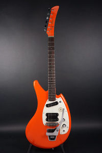 YAMAHA / SG-3C / ORANGE Electric Guitar w/HardCase From Japan Used #U401