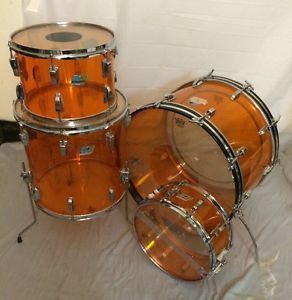 Vintage Ludwig Vistalite Drum Set - Made in USA