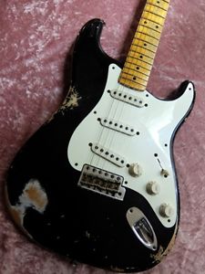 Fender 1956 Stratocaster HeavyRelic Black made in 2013 Electric Free Shipping