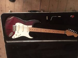 Fender USA Stratocaster 1991 Strat Plus Deluxe Rare Firestorm Finish