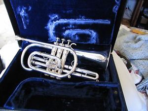 KING SILVER OPUS 7 SHEPHERDS CROOK CORNET
