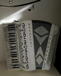 Akkordeon Brandoni super Musette 120 bass wie New! ! !
