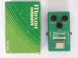 Vintage Maxon OD-808 Overdrive Guitar Effects Pedal Ibanez OD808