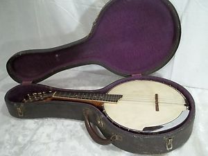 Vintage Fairbanks Banjo Mandolin By The Vega Company Tubaphone Style S 8 String