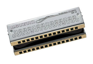 SUZUKI SDB-29 C Doppel Bass Mundharmonika für Ensemblespiel