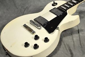Gibson Les Paul Studio White Electric Free Shipping