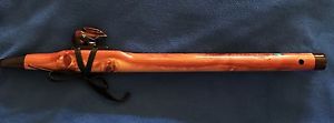BRENT HAINES WOODSOUNDS  F# TURQUOISE INLAY NATIVE AMERICAN STYLE CUSTOM FLUTE