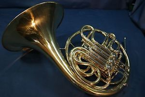 1958 Elkhart Conn 6D Double French Horn with Case and Mouthpiece