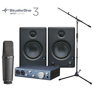 Rode Presonus Studio Recording Bundle + KEEPDRUM Pied de micro