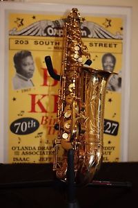 Yamaha YAS-875 Custom Alto Saxophone with G1 Neck and 2 cases