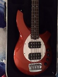 Ernie Ball MusicMan Bongo HH 4 String Bass - Tangerine Pearl w/Case - Music Man