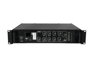 OMNITRONIC MPZ-500.6 P amplificatore mixer MP3 SD USB telecomando 500 W