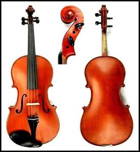 Gliga GEMS II 16" Viola Outfit Dark Antique setup Helicore Strings  Case & Bow