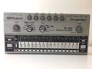 ROLAND TR-606 With Individual outs! Tr606 Drumatix Drum Machine* PRO Serviced*