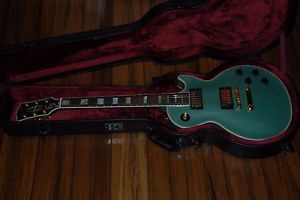 2012 RARE Gibson Les Paul Custom Shop Inverness Green Custom w/ HSC, COA 1 OF 25