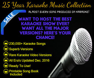 Karaoke Music Collection USB External Hard Drive Huge Collection!