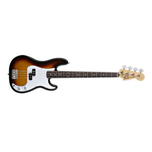 Fender Standard Precision Bass Guitar Rosewood Fretboard Brown Sunburst DEMO