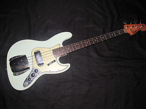 Vintage Sonic Blue 1962 Fender Jazz Bass