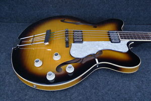 HOFNER HCT-500/7-SB Contemporary Verythin BASS GUITAR Great UK VINTAGE VIBE