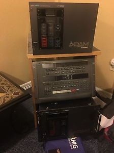 Two Akai ADAM DR1200 Digital Recorders Complete with DL1200 Controller