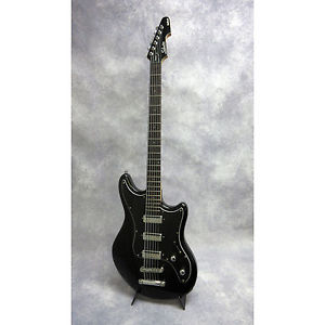 Schechter Hellcat VI Baritone Electric Guitar with Case Black