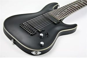 Schecter Damien Platinum 9 Strings Satin Black , Free Shipping
