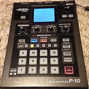 Edirol by Roland P-10 Visual Sampler. Movies / Still capture DJ SP editor.