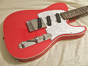 Dakota Red Nitro Telecaster, Warmoth Neck, Fender Custom Shop NoCaster Pickups