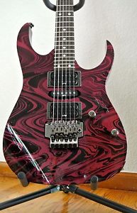 Ibanez RG470 2002 Via RG Jem Universe custom swirl