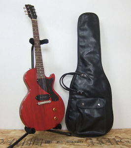1995 Orville Les paul Junior Cherry LPJ Electric Guitar Made in Japan of FUJIGEN