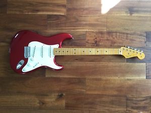 Fender '50s Stratocaster Lacquer w texas special Candy Apple Red classic 50