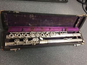A'te Bonneville Paris Flute Antique Silvered French